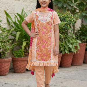 Alternative view of Peach Blossom Baby Three Piece Set