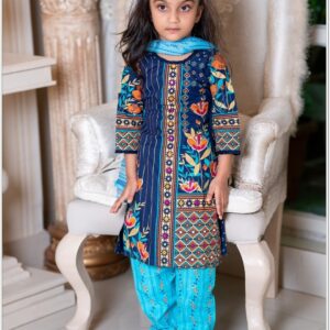 Blue Kids Ethnic Set