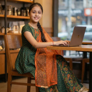 Alternative view of Elegant Floral Baby Skirt 3Piece