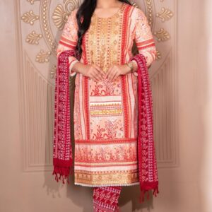 Peach Festive 3 Piece